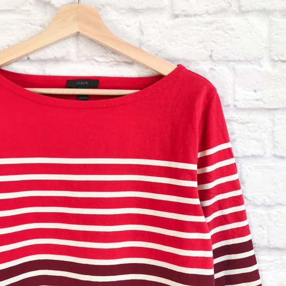 J. Crew You Multistripe T-Shirt Size Medium - Picture 3 of 5